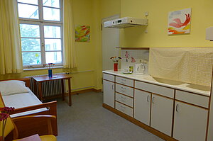 Das Elternzimmer im Klinikum Schwabing