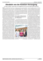 07. August 2012 - Abnabeln von der Rundum-Versorgung