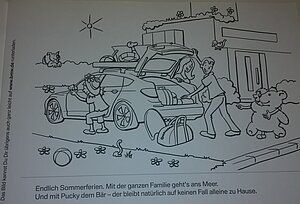 Die BMW Malbücher zum Ausmalen für kleine Patienten der Kinderkliniken der MüK in Schwabing und Harlaching.