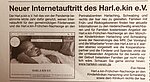 01. Februar 2021 - Neuer Internetauftritt des Harl.e.kin e.V.