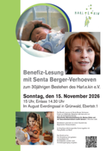 Plakat Benefiz-Lesung 2026