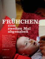 01. März 2012 - Frühchen: zum zweiten Mal abgenabelt